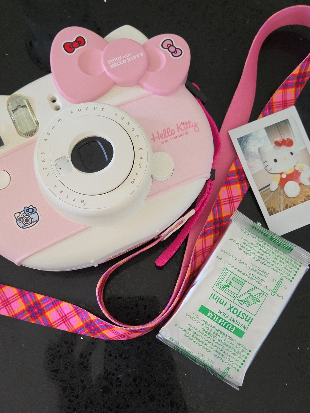Fujifilm Instax Mini Hello Kitty Instant Camera Tested + 10 Films + Strap